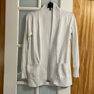 Cielo white sweater/cover- light and comfortable- size small